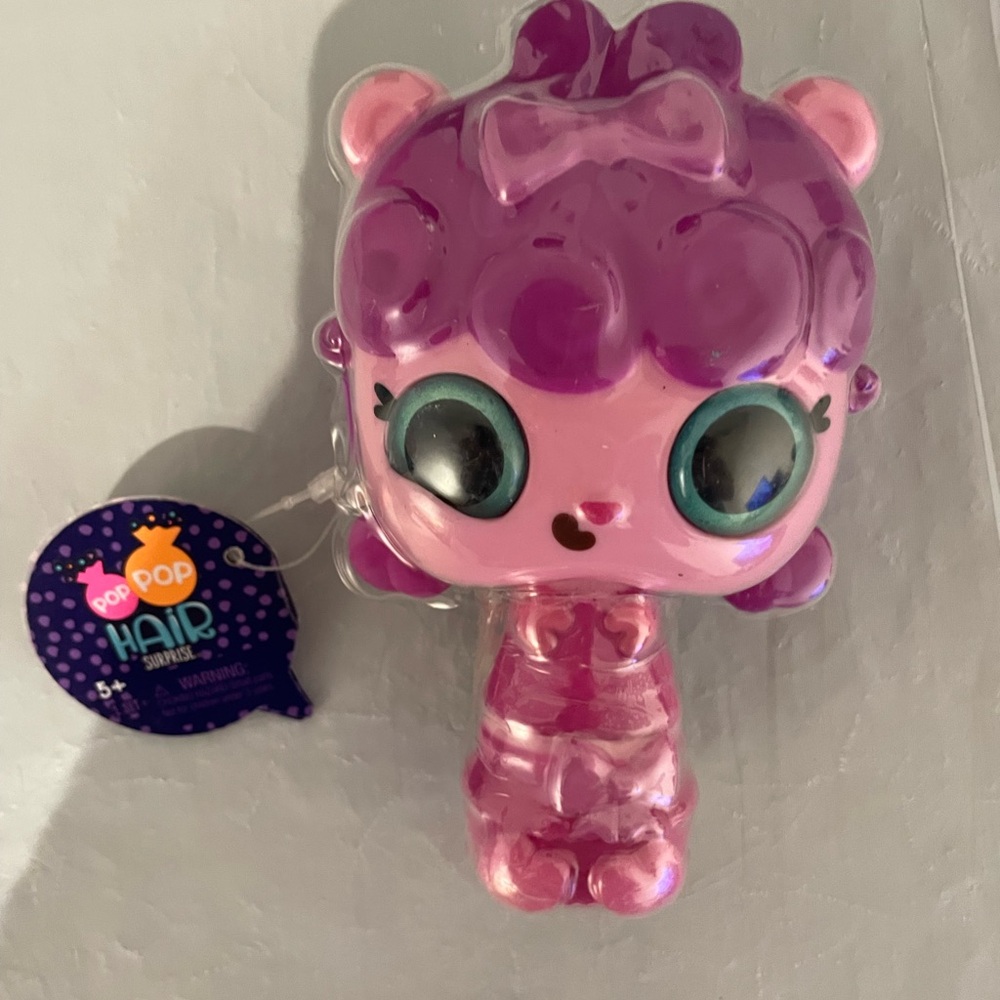 Pop Pop Hair Surprise Purple and Pink Toy new series 1